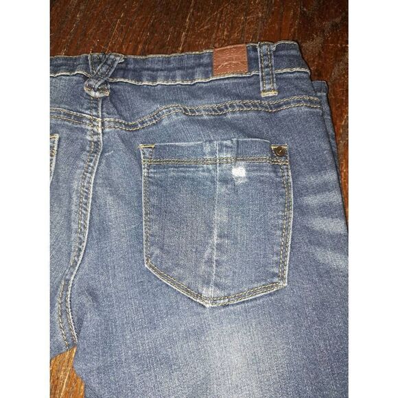 Jr Size 3 Jolt Jeans Distressed Skinny Denim Blue Jeans Jeggings Casual Pants - Picture 7 of 7